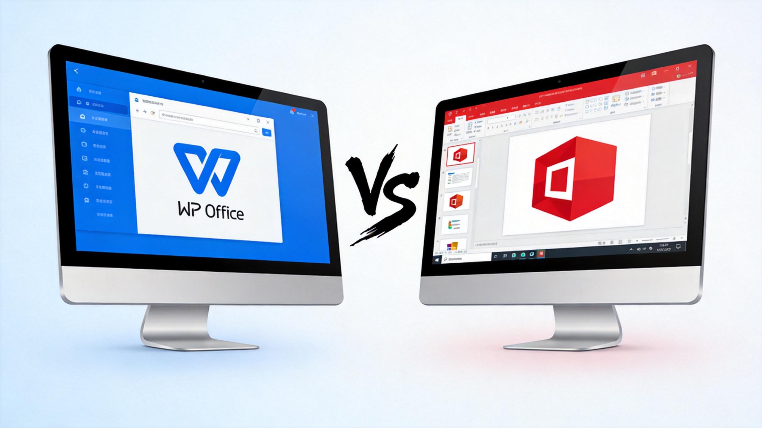 WPS Office 与其他办公软件功能对比示意图